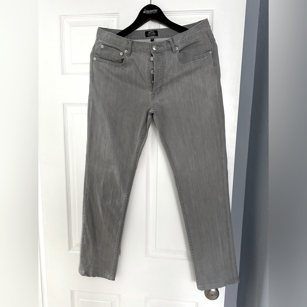APC Petit Standard Jeans Grey Gray 29
